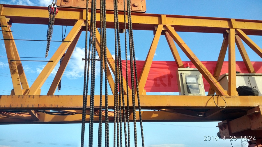 曲靖安裝架橋機安全監控管理系統現場五